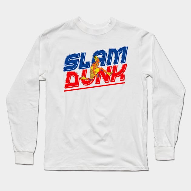 SLAM DUNK BASKETBALL Long Sleeve T-Shirt by 